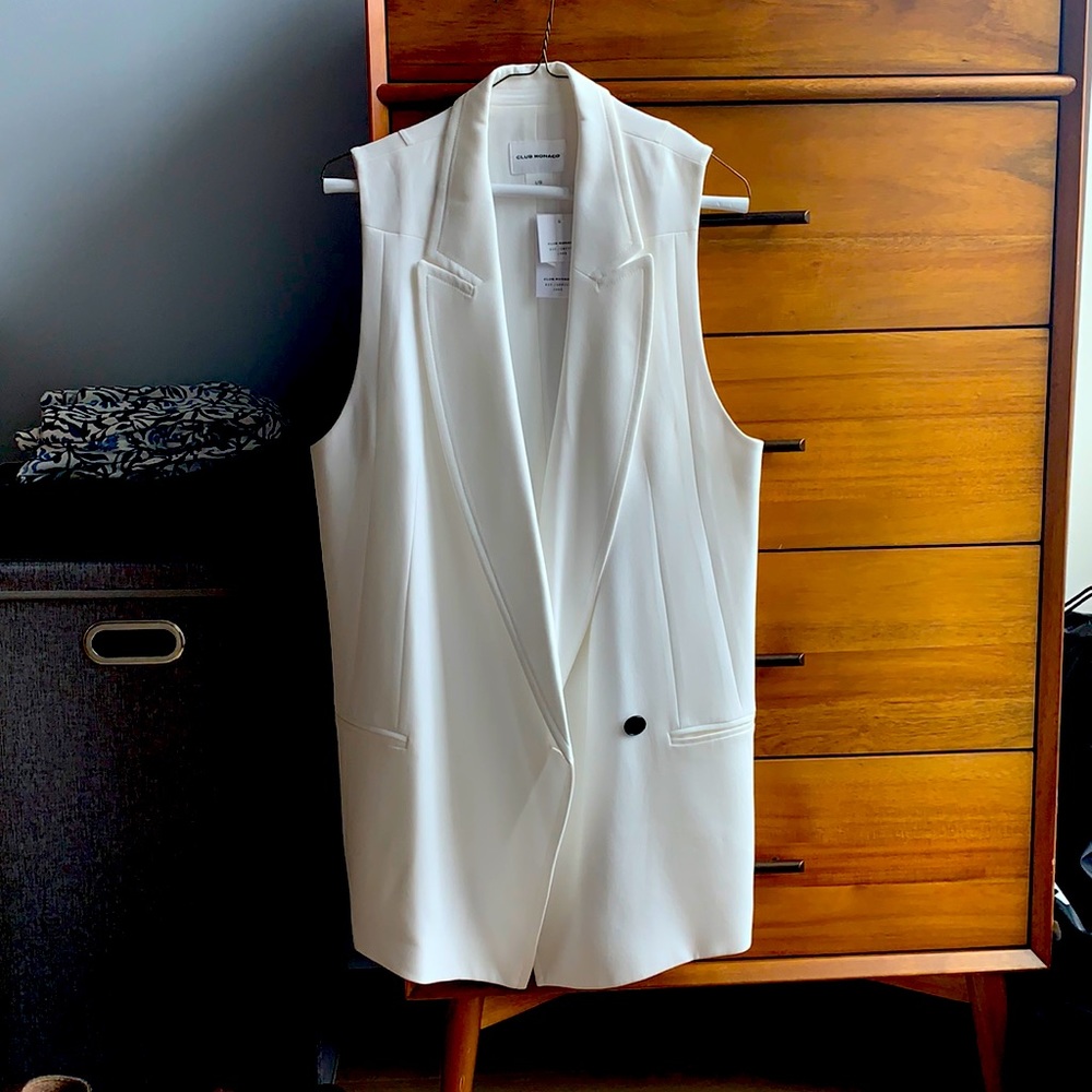 White Club Monaco Xansa Vest Size L